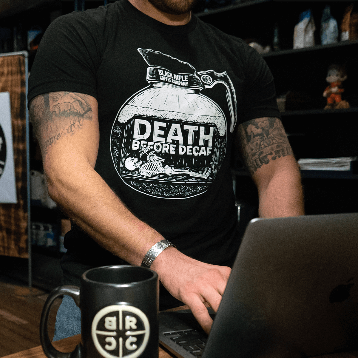 Death Before Decaf 2.0 T-Shirt