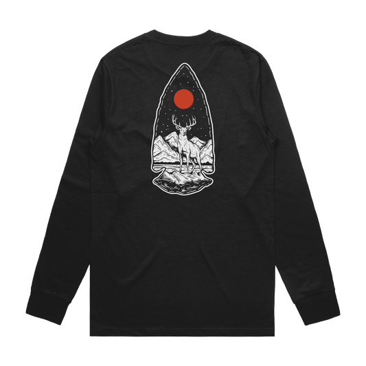 Deer Arrowhead Long Sleeve T-Shirt