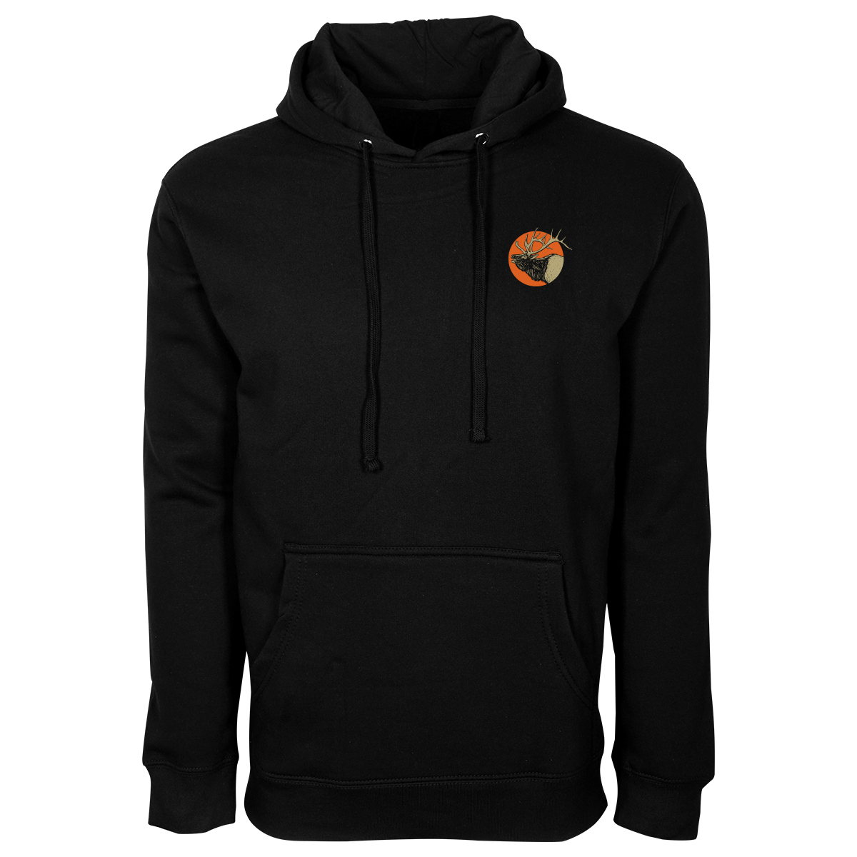 Elk Badge Pullover Hoodie