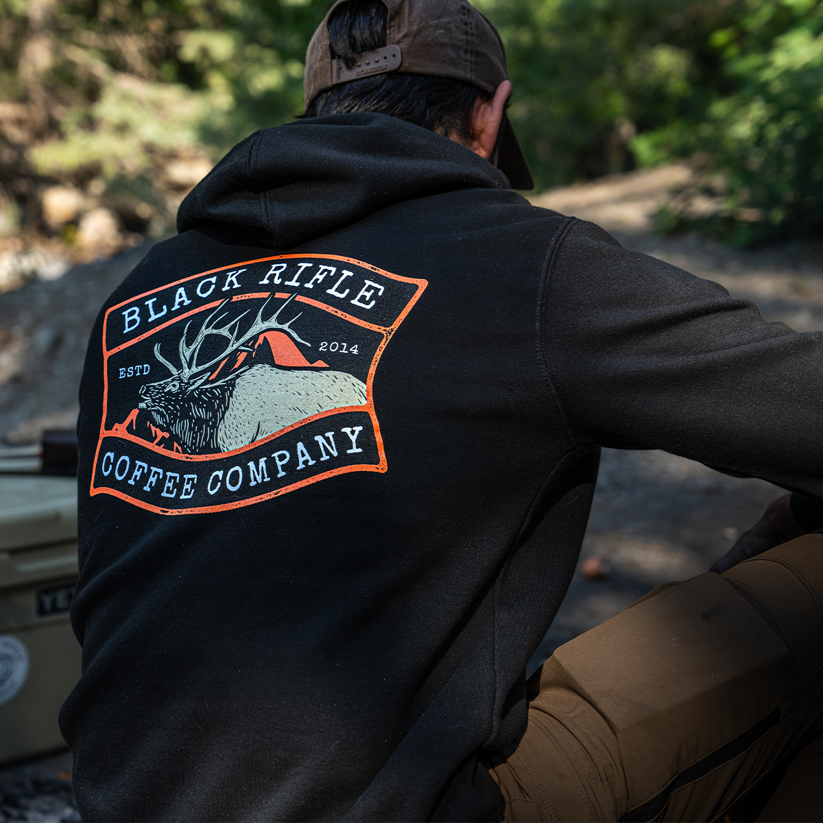 Elk Badge Pullover Hoodie