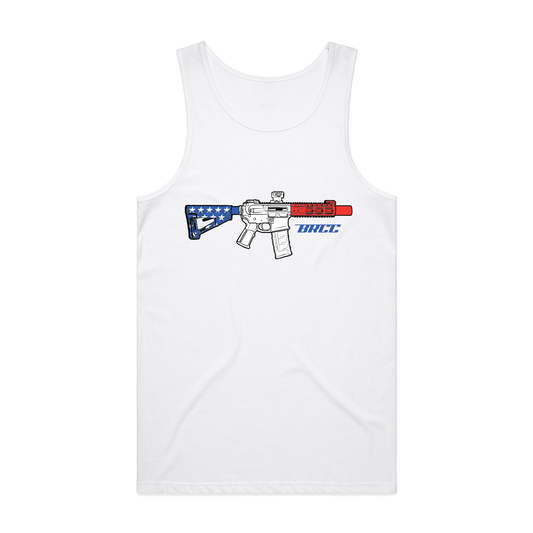 Red, White & Pew Tank Top