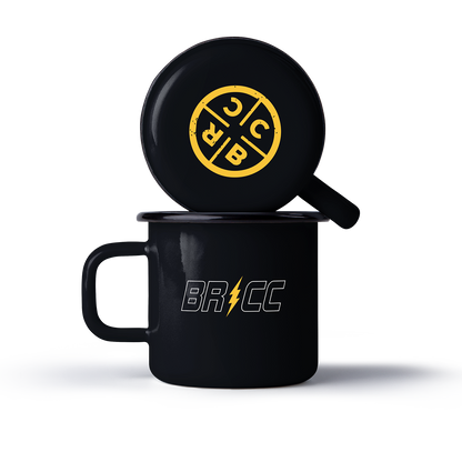 CAF Skull Enamel Mug