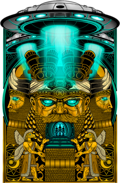 Annunaki Gold ECS Sticker