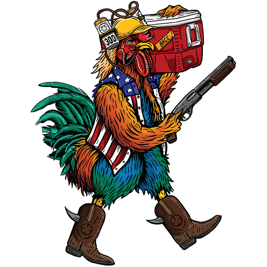 Merica Tacticock Sticker