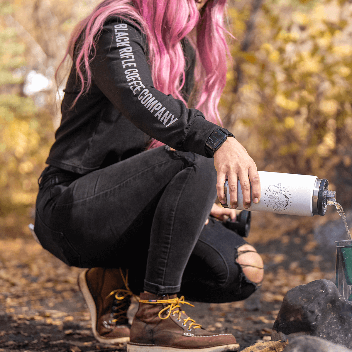 Women's Premium Reticle Crop Hoodie